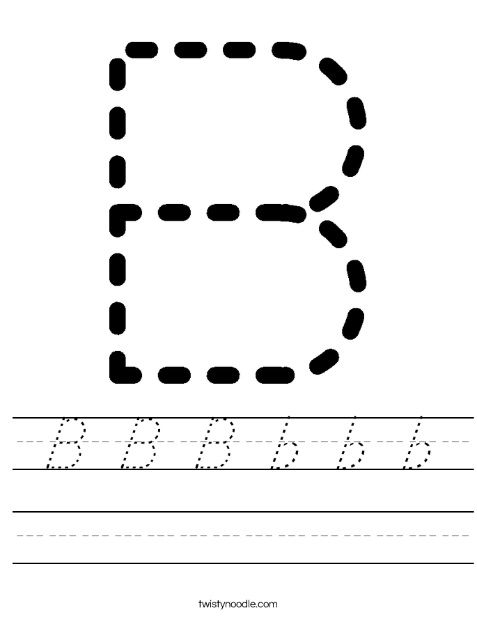 B B B b b b Worksheet