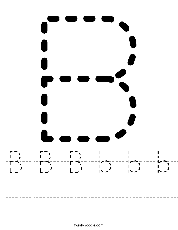 B B B b b b Worksheet