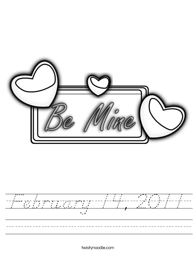 February 14, 2011 Worksheet
