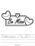 February 14, 2011 Worksheet