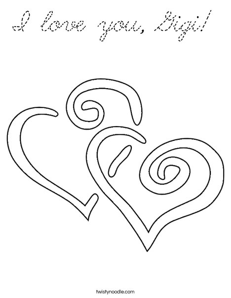 Be My Valentine Coloring Page