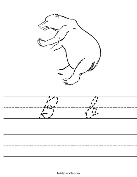 Bear Climbing Worksheet