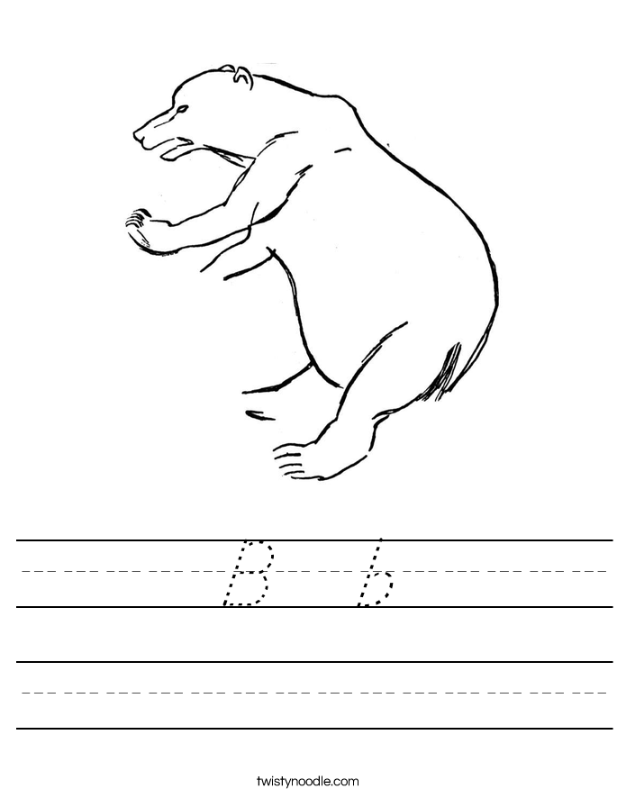 B  b Worksheet