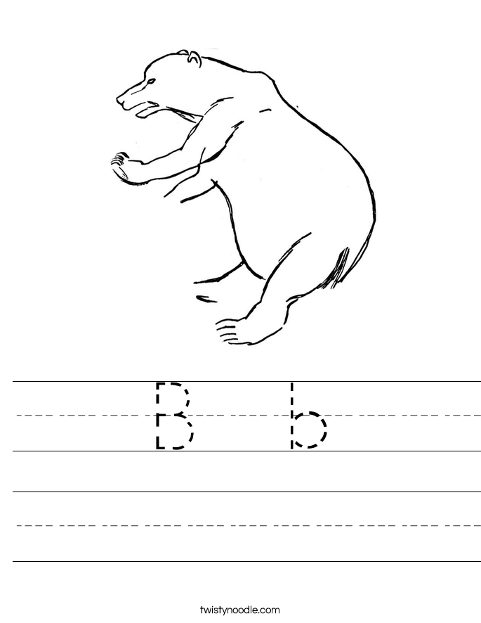 B  b Worksheet