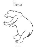 Bear Coloring Page