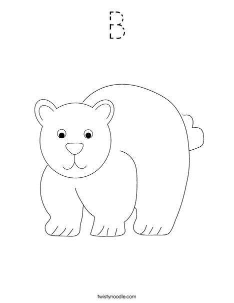 Bear Coloring Page
