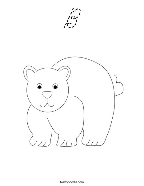 Bear Coloring Page