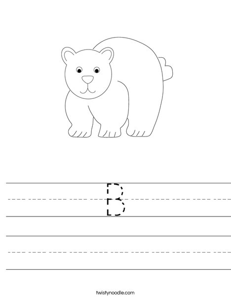 Bear Worksheet