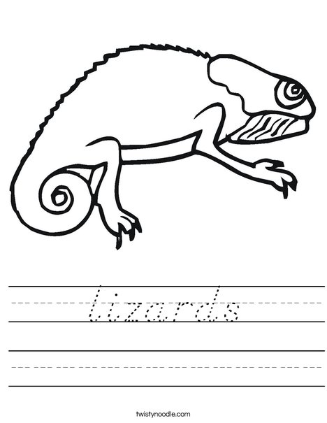 Bearded Dragon Worksheet