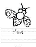 Bee Worksheet