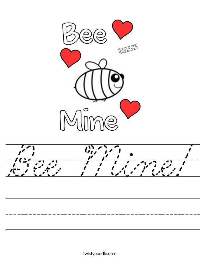 Bee Mine! Worksheet