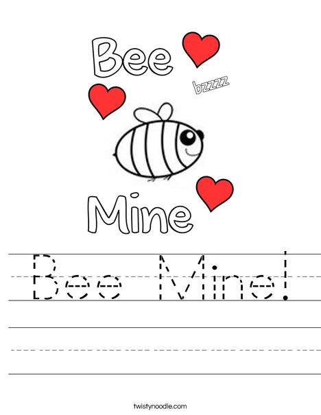 Bee Mine! Worksheet