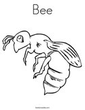 Bee Coloring Page