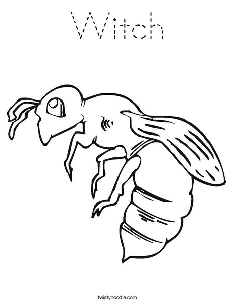 Bee Coloring Page
