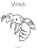 Witch Coloring Page