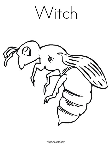 Bee Coloring Page