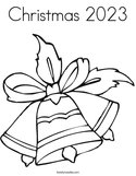 Christmas 2023 Coloring Page