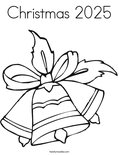 Christmas 2025 Coloring Page