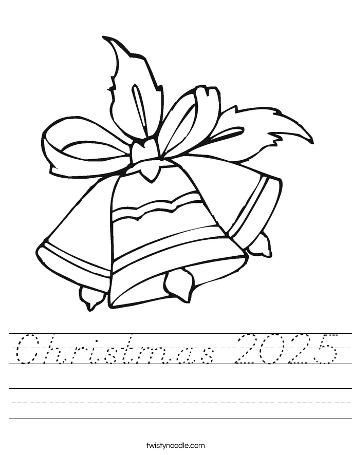 Christmas 2025 Worksheet