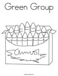 Green GroupColoring Page