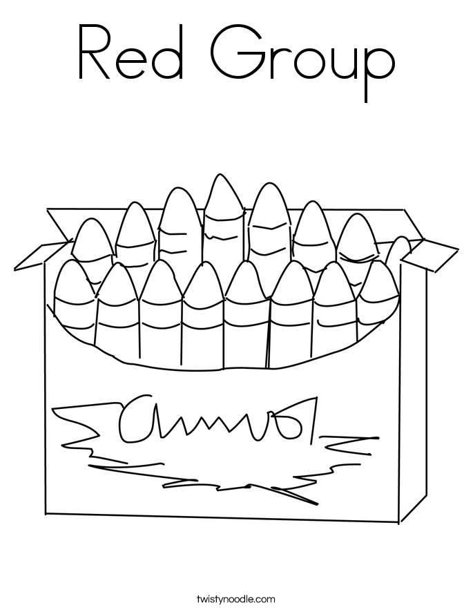 Red Group Coloring Page