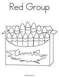 Red GroupColoring Page