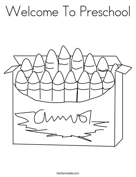 preschool coloring pages