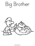 Big Brother Coloring Page