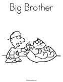 Big Brother Coloring Page