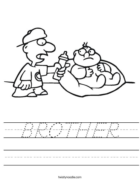 Big Brother Worksheet