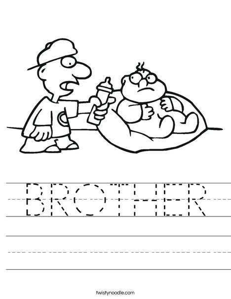 Big Brother Worksheet