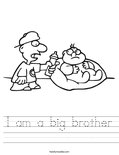 I am a big brother Worksheet