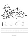It's a GIRL Worksheet