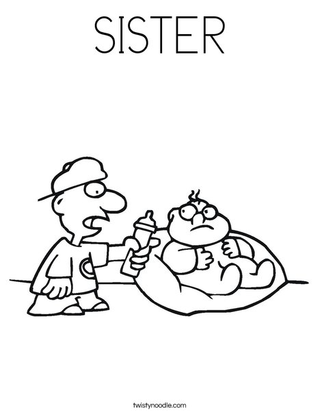 Big Brother Coloring Page
