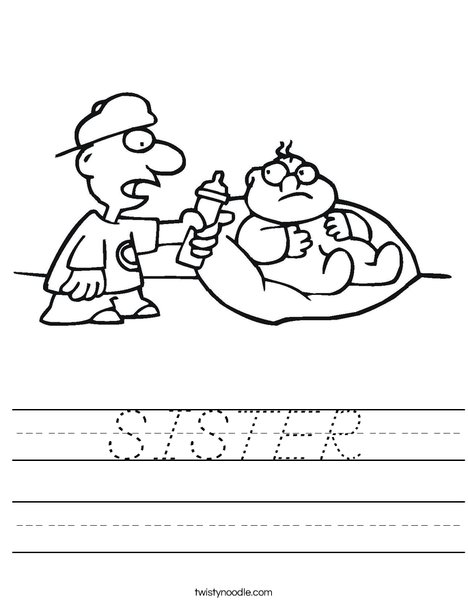 Big Brother Worksheet