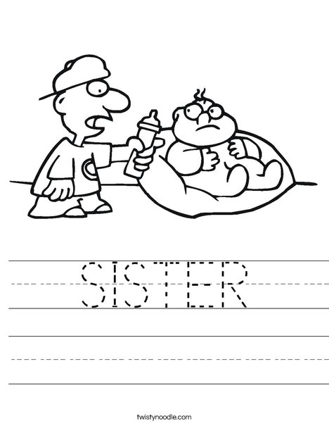 Big Brother Worksheet