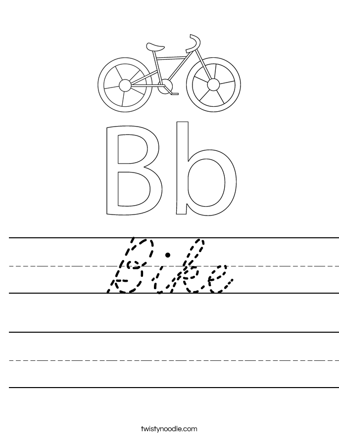 Bike Worksheet