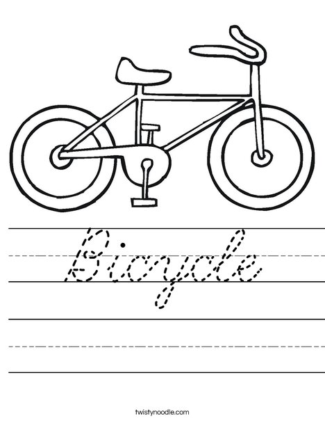 Bike Worksheet
