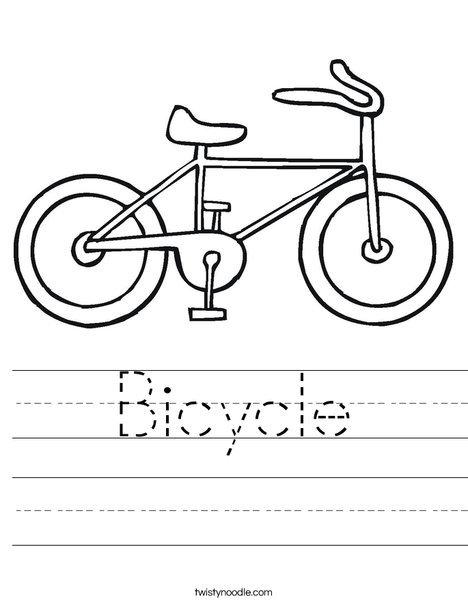 Bike Worksheet