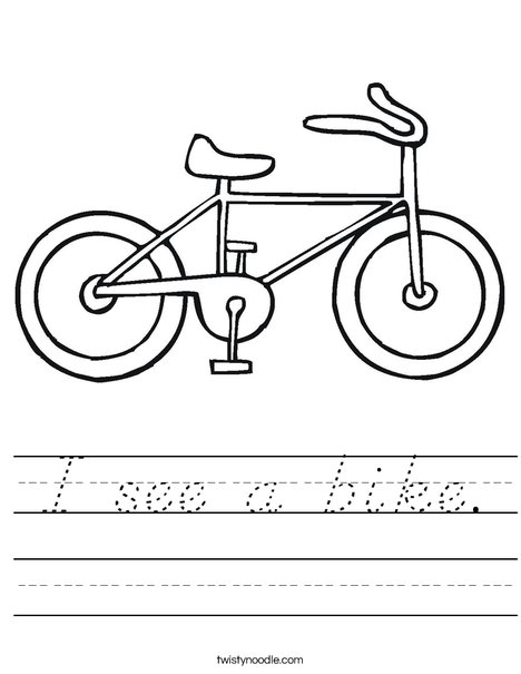 Bike Worksheet