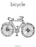 bicycle Coloring Page