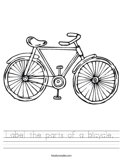 the parts of a bike