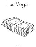 Las Vegas Coloring Page