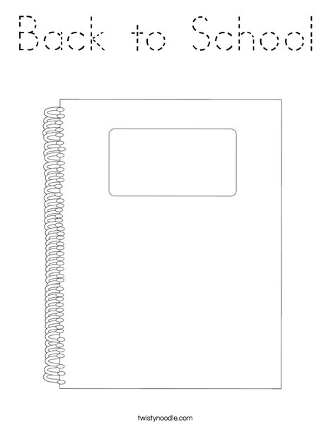 Binder Coloring Page