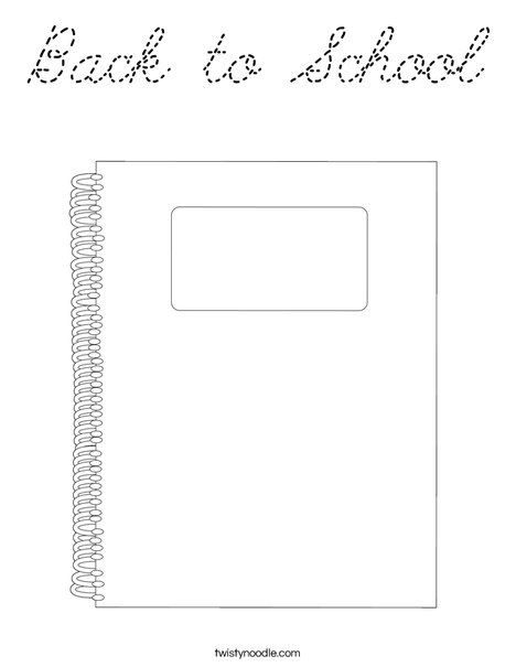 Binder Coloring Page