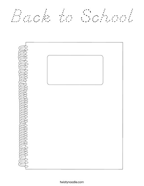 Binder Coloring Page
