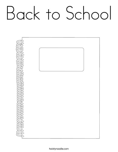 Binder Coloring Page