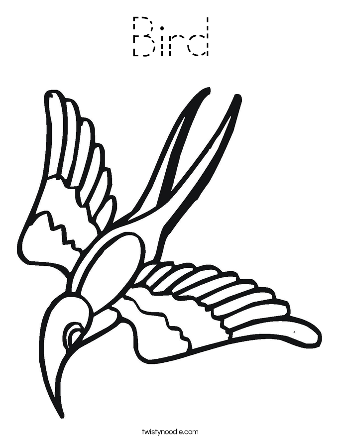 Bird Coloring Page