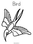 Bird Coloring Page