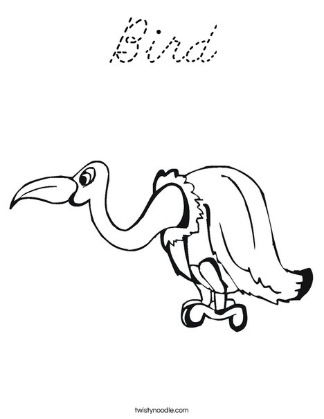 Buzzard Coloring Page
